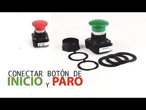 ¿Cómo conectar botón de arranque y paro?