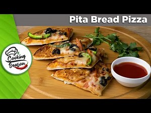 Easy Pita Bread Pizza recipe ready in 5 minutes!