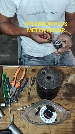 Hero Splendor Plus Meter Repair | Speedometer Not Working Fix #shorts#viral#splendorplus#meterrepair