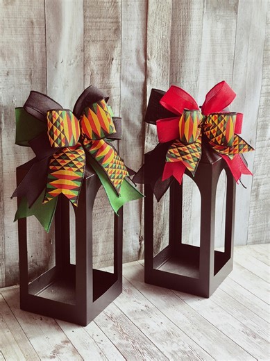 Heritage Celebration Bows, Afrocentric Decor for Black History Month, Kwanzaa & Juneteenth - Etsy