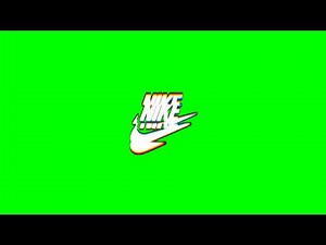Nike Logo Cool Animation (green screen)