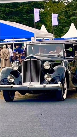 CLASSIC 1936 PACKARD TWELVE ALL WEATHER CABRIOLET BY LEBARON DRIVING AT CAR SHOW! #shorts #viral #yt
