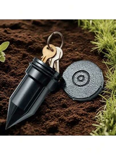 Realistic Key Hider Sprinkler, Outdoor Garden Yard Lawn Waterproof Key Box, Easy To Insert Into Garden Lawn Underground, Waterproof And Corrosion Resistant | SHEIN