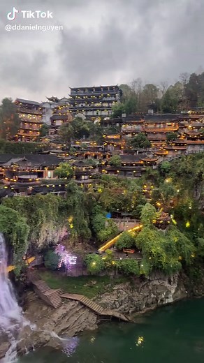 Exploring Furong Ancient Town: A Waterfall Wonderland