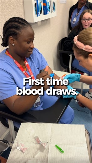 Lincoln Tech - Lincoln, RI Campus on Instagram: "Our Medical Assisting students had their first day practicing blood draws on each other and it was an impressive start!!  ((VOLUME WARNING because I was very excited  and who doesn’t love a supportive class!! ‍♀️)) #lincolntech #careergoals #studentlife #success #supportiveenvironment"