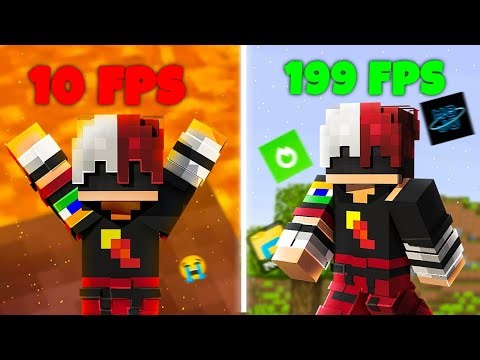 “20 FPS to 200 FPS 😳 Best Minecraft FPS Boost Mods (Mobile/Low End)”