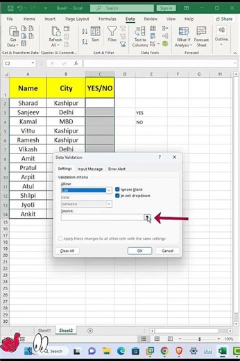 How to Create Drop Down list in Excel Technical with Urvashi