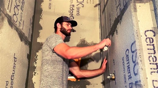 Cement board wall installation | Step-by-step for bathrooms