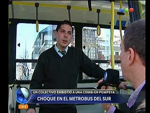 Choque en Pompeya - Telefe Noticias