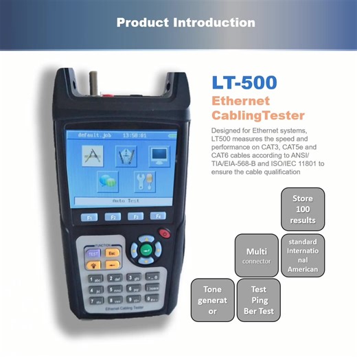 Ethernet Lan Tesrer  Cable Network for CAT3 CAT5e and CAT6 Cables Tester Network and 10g Ethernet Tester