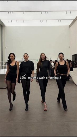 Local models walk shocking..!