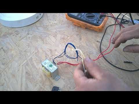 COMO conectar un transformador de corriente ALTERNA a CONTINUA