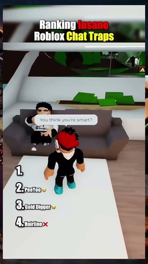 Roblox Chat Traps #robloxchattraps #robloxfunnymoments