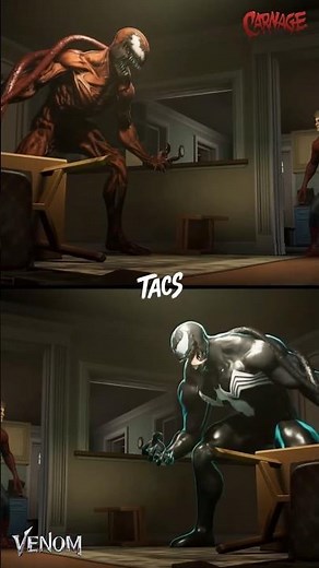 Las Transformaciones de Venom y Carnage en Marvel´s Spider-Man 2 💥 #marvel #venom #spiderman #shorts