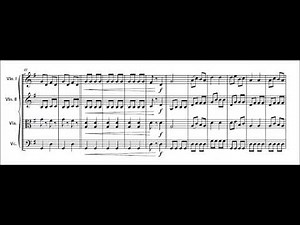 Galop infernal (Can-can) Orphée aux enfers J. Offenbach for easy string quartet