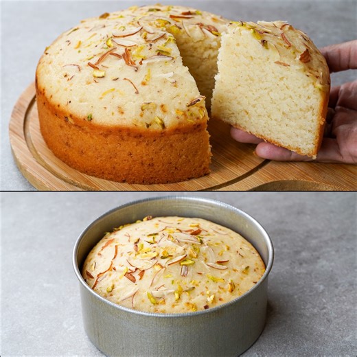 Eggless Suji Cake Recipe | Without Oven | Easy Homemade Suji Cake Recipe | Rava Cake Recipe | N'Oven Recipes