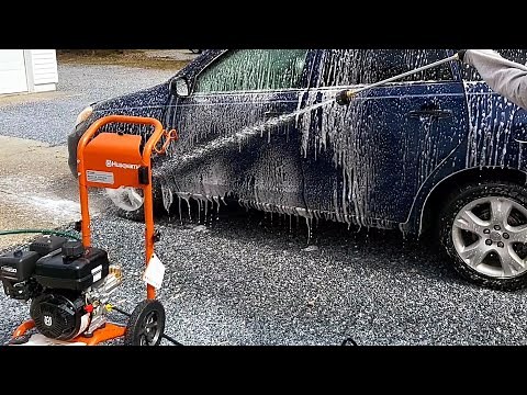 Husqvarna PW3200 Pressure Washer Review and First Start