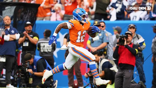 RB RJ Harvey opens Broncos' scoring with 40-yard touchdown | Broncos vs. Cowboys