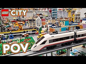 LEGO City TRAIN POV & Overview! June 2023