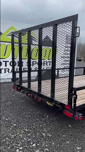 Big Tex 35SA 10 foot utility trailer