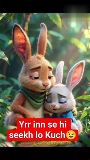 mendak or khargosh Bhai ka Pyaar 🥳 #shortsvideo #ai