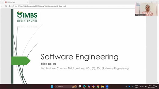 Software Engineering - Lesson part 1