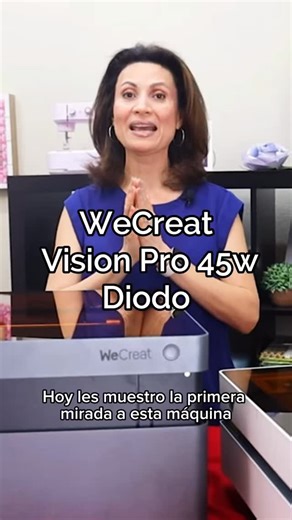 ✨ Unboxing my new WeCreat Vision Pro 45W! Esta máquina láser de diodo está increíblemente poderosa hice una prueba rápida con madera de 18.5 mm y la cortó sin esfuerzo. 😱🔥 Puede cortar hasta 25 mm, muchísimo más que mi Vista 10W que solo llega a 6 mm. El video completo con el unboxing, configuración y primera prueba ya está en mi canal de YouTube. 💛 Enlace a la maquina y video en mi bio o estado de hoy. ¡Pronto estaré creando proyectos hermosos con esta máquina! ✨ @wecreat.official #WeCreat #