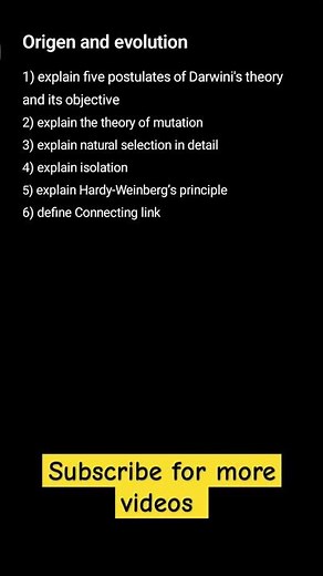 Biology chapter 5 important questions for 12th board exam 2025🛑🛑