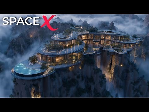Insane SPACE X Mansion Concept | Futuristic Billionaire Paradise