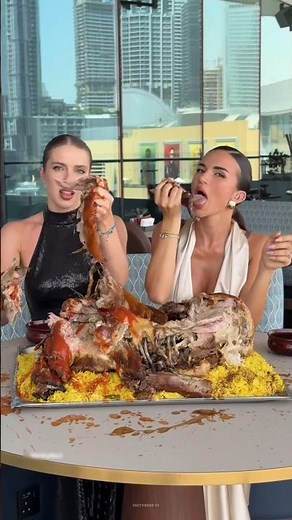 Why Dubai Sheikhs' Wives Eat Black Lamb Meat at Night #dubaiprincess #shortsvideo