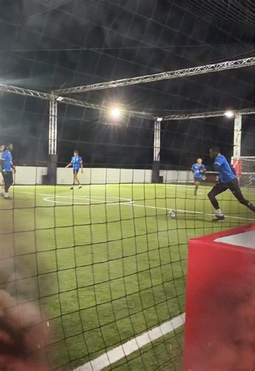 Spot the deflection? ⚽️🎯 🚀#soccer #soccertiktok #goal