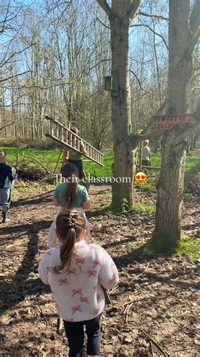 Their classroom looks a little different to classrooms in schools 😍 #classroom #class #children #school #learnining