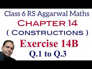 Exercise 14B Q.1 to Q.3 Class 6 RS Aggarwal Maths