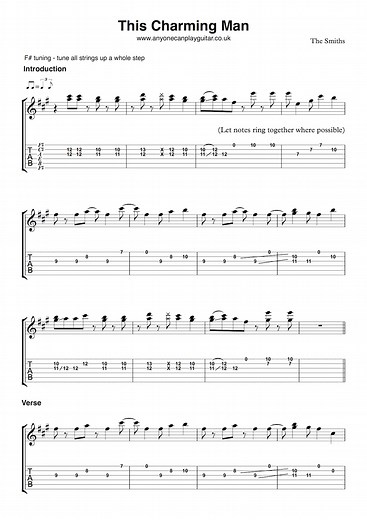 This Charming Man by Johnny Marr/The Smiths - Anyone Can Play Guitar