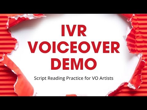 Need an IVR voice? Try This Professional Script Sample | IVR Voice Practice | Phone System Prompts