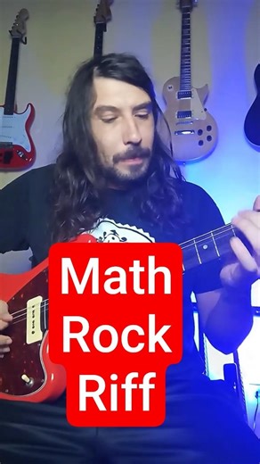 Math Rock Riff. #guitar #mathrock #mathrockriff