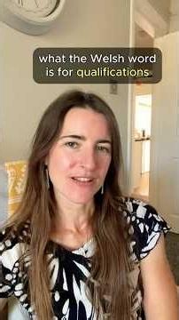 How to say QUALIFICATIONS in Welsh