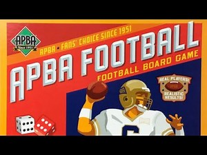 It's back !!! APBA Football
