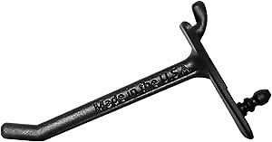 PegPro® 2" Hooks Kit for Modern Plastic or Metal Pegboard – Durable Plastic Pegboard Hooks - for Garage, Kitchen, Craft Room, and More (2" Hook - 24 Pack, Black)