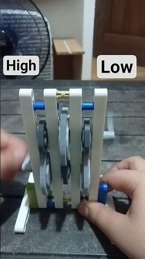 the lego gear output speed