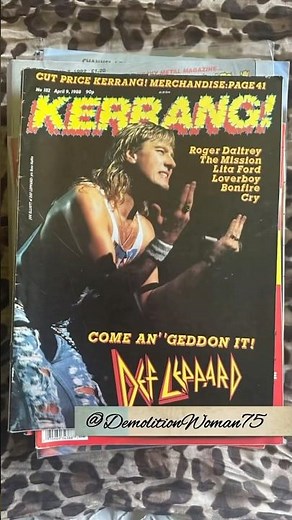 Def Leppard | Animal | My Book and Magazine Collection | Unofficial Video