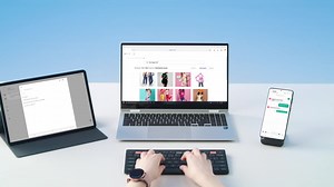 Samsung keyboard Trio 500 Connect 3 device at once. | X Mobile