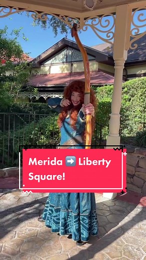 Meet Merida at Liberty Square in Disney World!