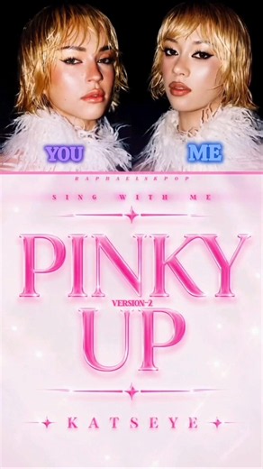 sing PINKY UP with me🎤🎶🩷KATSEYE