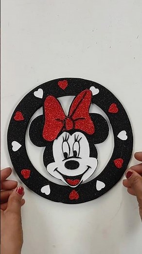 most beautiful mickey mouse frame for valentine's day 💘 #shorts #mickeymouse