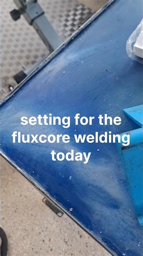 Settings for fluxcore welding today