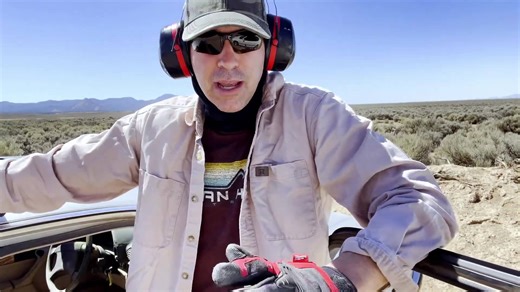 Ballistic testing of luxury vehicle's resistance to various calibers