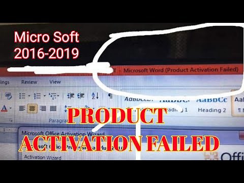 #PRODUCTACTIVATIONFAILED HOW TO FIX PRODUCT ACTIVATION FAILED (MS 2016-2019) | TEACHER ARCI_14