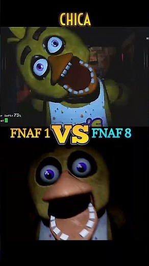 FNAF 1 vs FNAF 1 (HW) 😱 #fnaf #scary