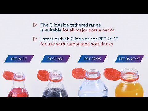 BERICAP Tethered Caps ClipAside Range